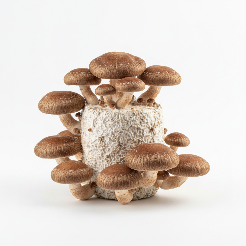 Shiitake Mushroom Studio Shot