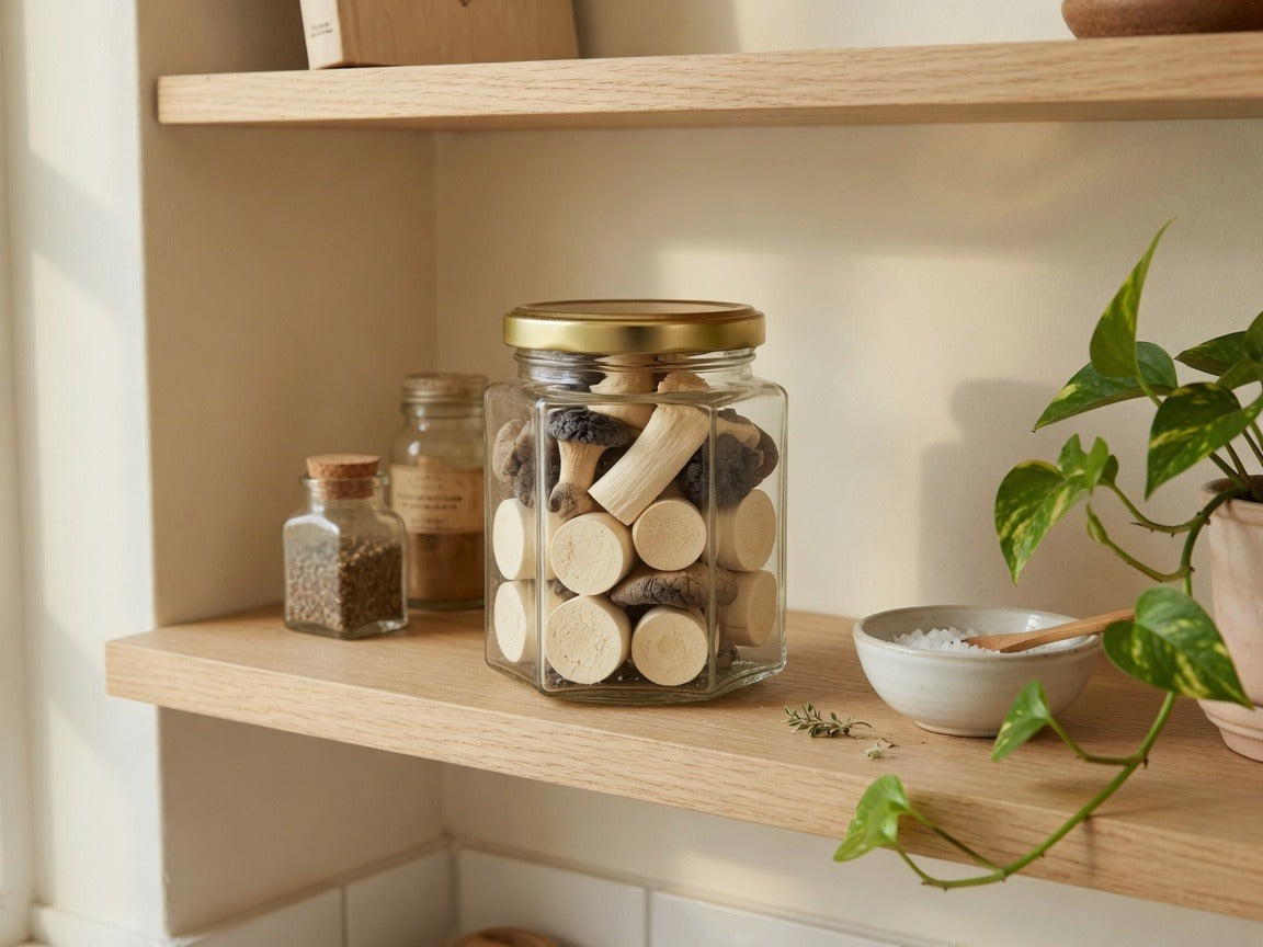Black Pearl freeze dried jar